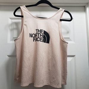 North Face Mesh Relaxed Fit Tank Top Pink/Peach Size: Large